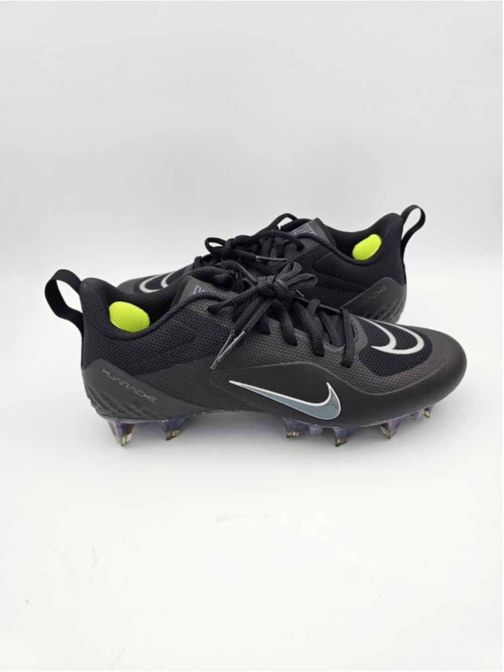 Nike Alpha Huarache 8 Pro Lax Lacrosse Black Cleats Men's Size 8 CW4439-005